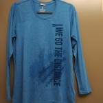 Challenger Gear Ladies Long Sleeve Tshirt Blue